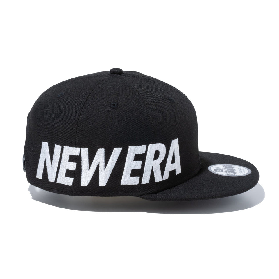 9FIFTY Essential エッセンシャルロゴ ブラック × スノーホワイト - 13534662-SM | NEW ERA ニューエラ公式オンラインストア