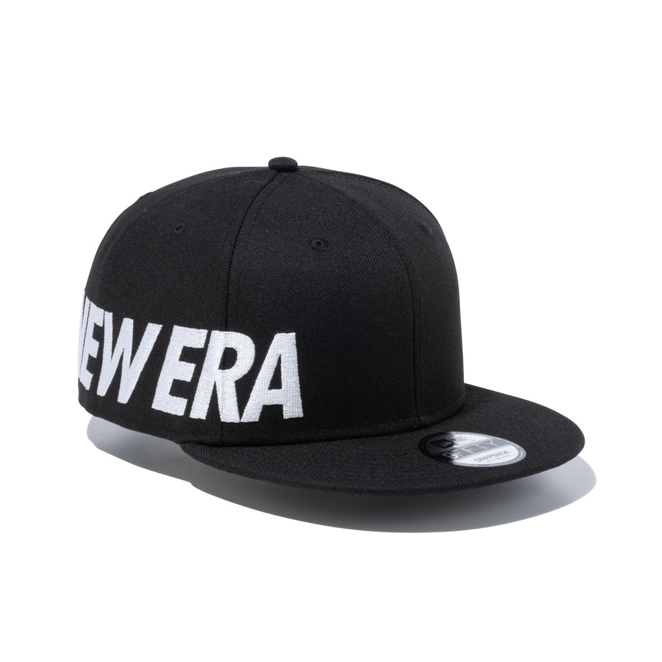 9FIFTY Essential エッセンシャルロゴ ブラック × スノーホワイト - 13534662-SM | NEW ERA ニューエラ公式オンラインストア