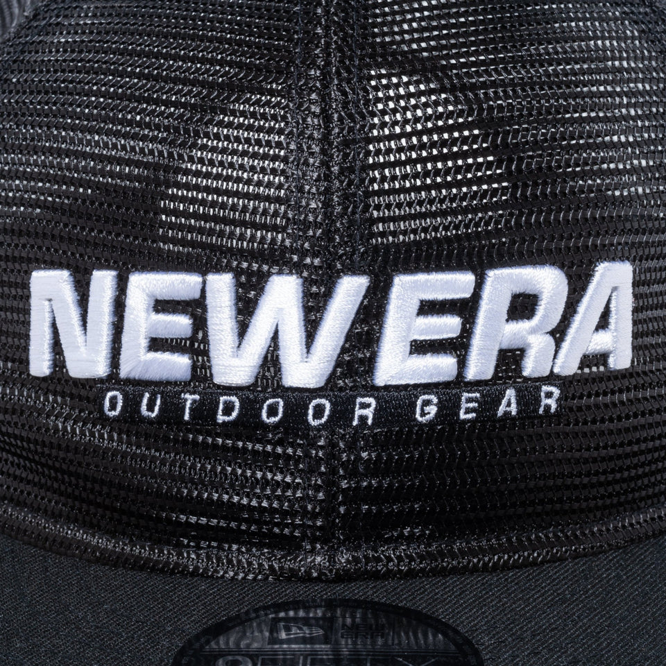 9FIFTY トラッカー Full Mesh New Era Outdoor Gear Logo ブラック 【ニューエラアウトドア】 - 13516237-SM | NEW ERA ニューエラ公式オンラインストア