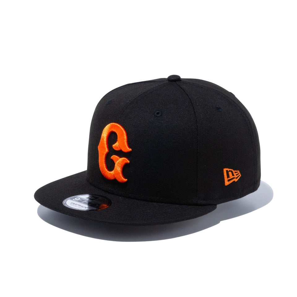 9FIFTY 読売ジャイアンツ Gロゴ ブラック × ラストオレンジ