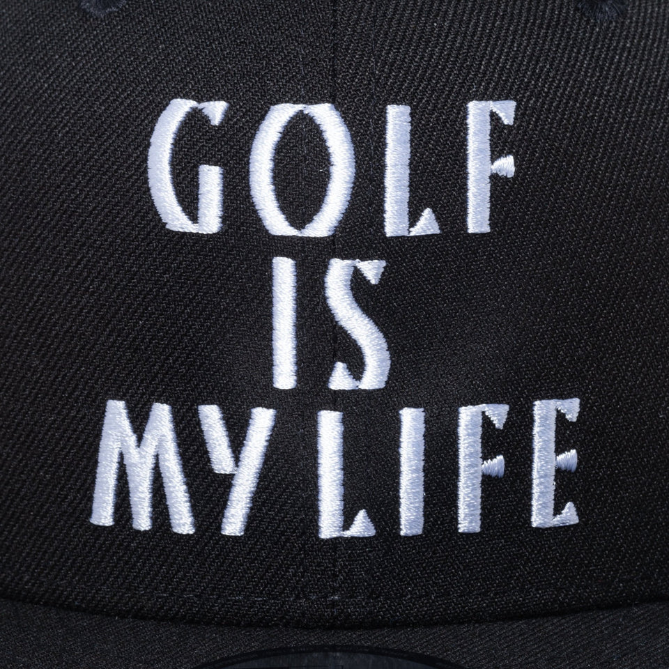 【ゴルフ】 9FIFTY Golf is My Life ブラック - 13517913-OSFM | NEW ERA ニューエラ公式オンラインストア