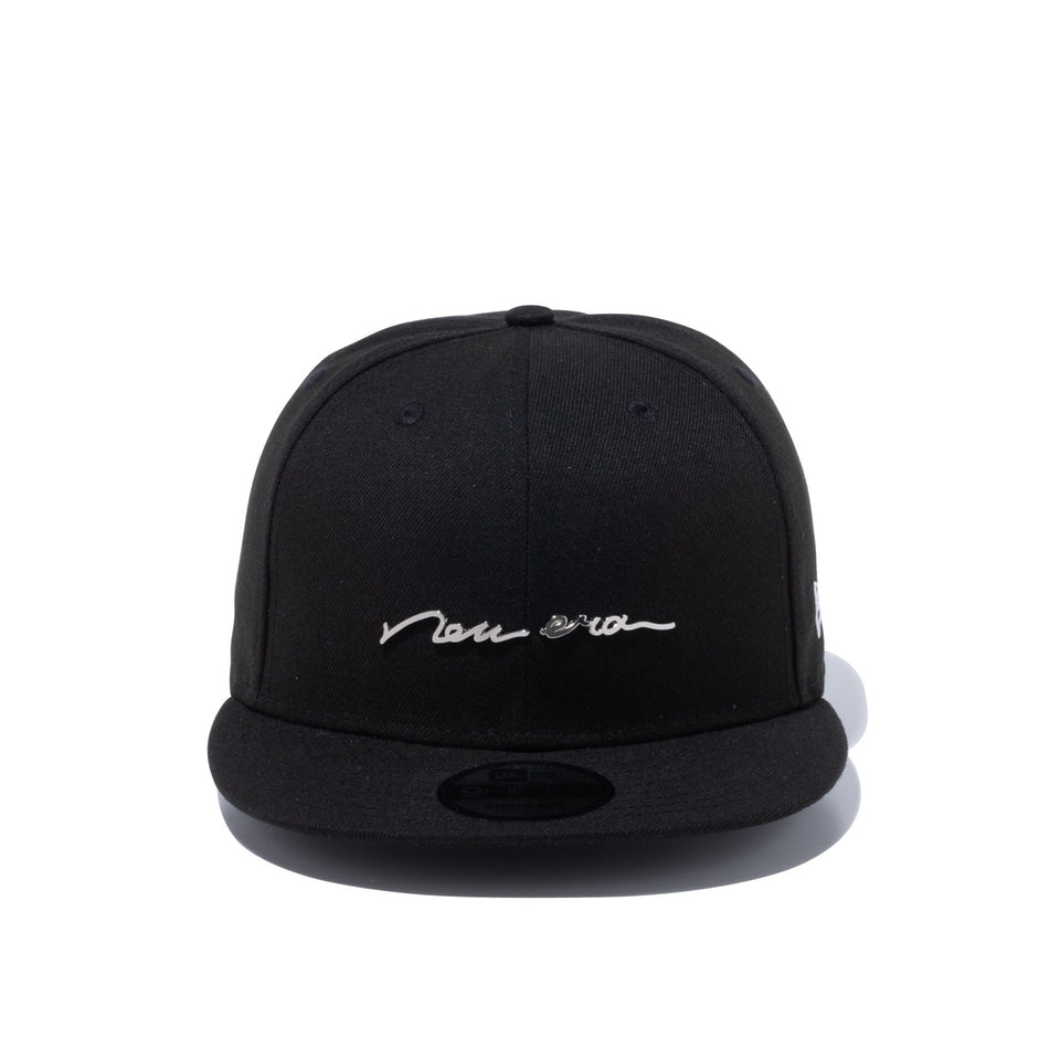 9FIFTY Handwritten Metal Logo メタルロゴ ブラック - 13328218-SM | NEW ERA ニューエラ公式オンラインストア