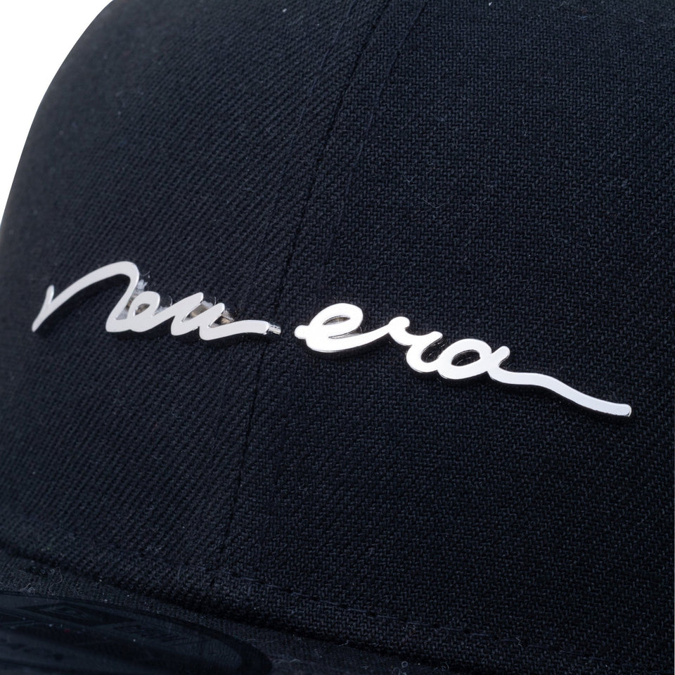 9FIFTY Handwritten Metal Logo メタルロゴ ブラック - 13328218-SM | NEW ERA ニューエラ公式オンラインストア