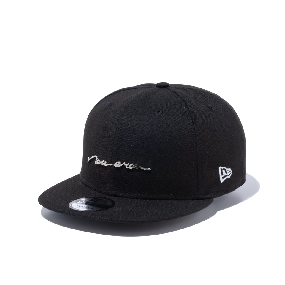 9FIFTY Handwritten Metal Logo メタルロゴ ブラック - 13328218-SM | NEW ERA ニューエラ公式オンラインストア