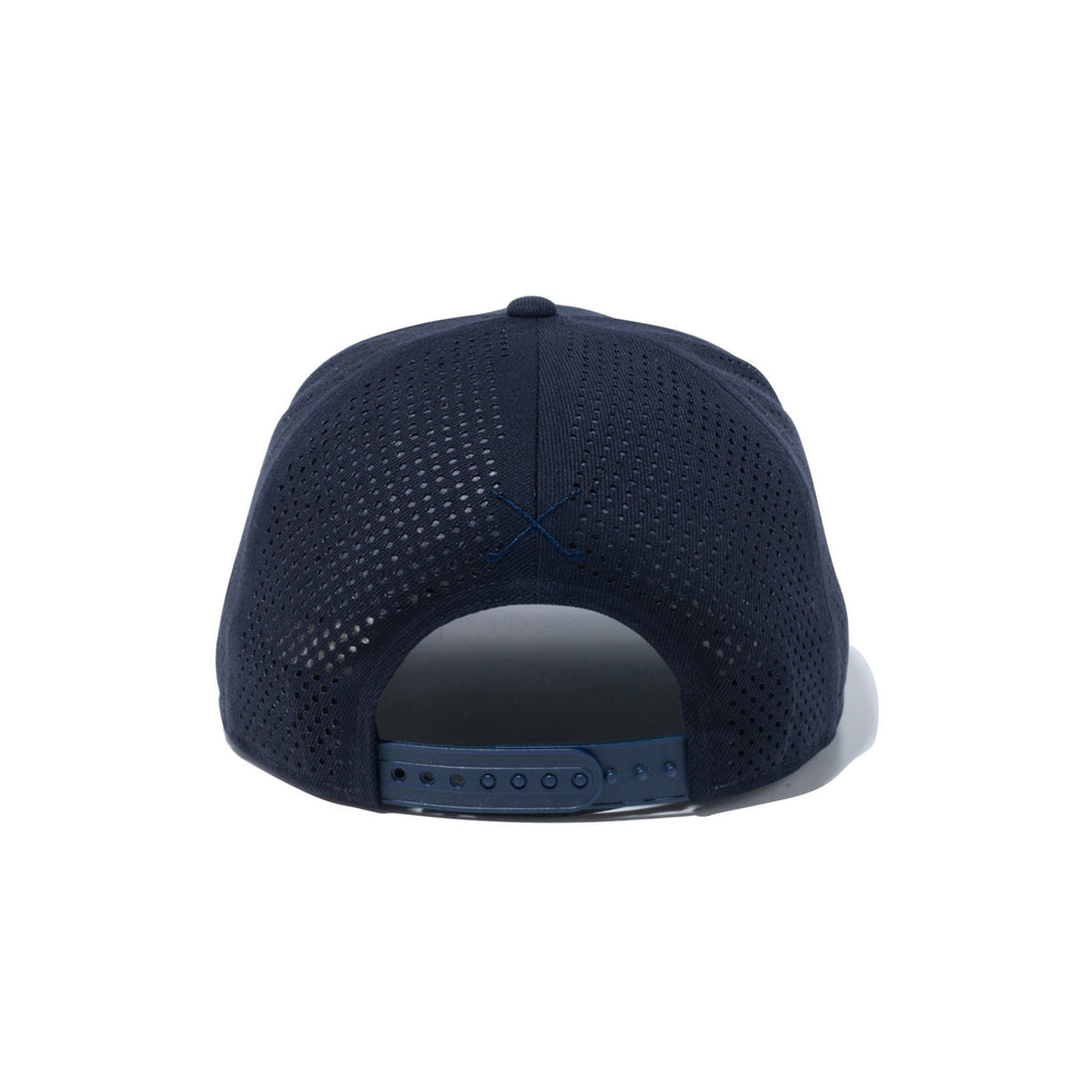 【ゴルフ】 9FIFTY Laser Perforated Box Logo ボックスロゴ ネイビー - 14109208-OSFM | NEW ERA ニューエラ公式オンラインストア
