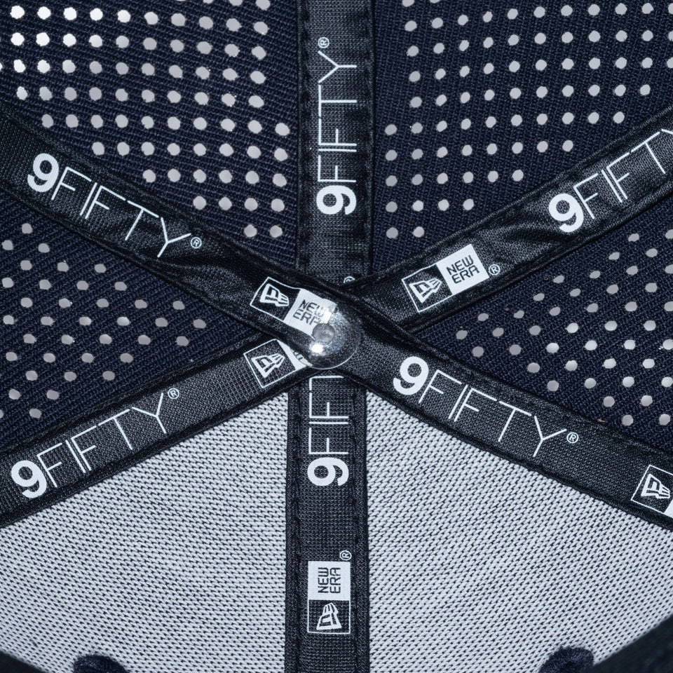【ゴルフ】 9FIFTY Laser Perforated Box Logo ボックスロゴ ネイビー - 14109208-OSFM | NEW ERA ニューエラ公式オンラインストア