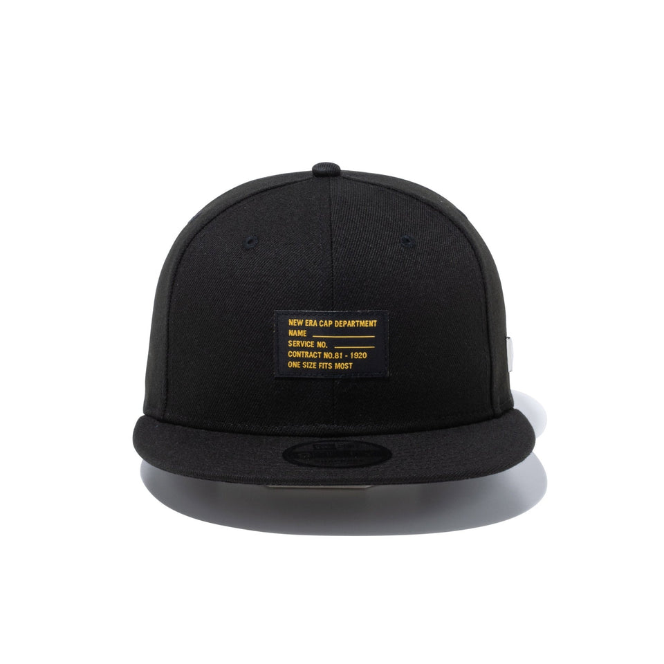 9FIFTY Metal Flag Logo ウーブンパッチ ブラック - 13515859-SM | NEW ERA ニューエラ公式オンラインストア