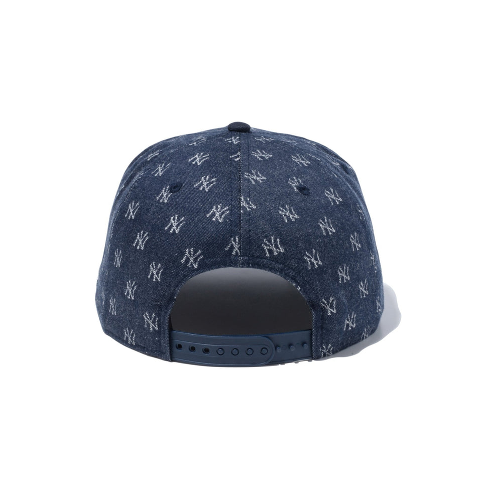 9FIFTY MLB Jacquard ニューヨーク・ヤンキース ネイビー × クローム ネイビーバイザー - 14109644-SM | NEW ERA ニューエラ公式オンラインストア