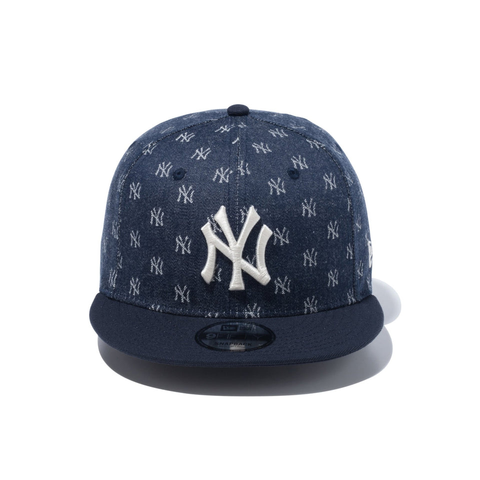 9FIFTY MLB Jacquard ニューヨーク・ヤンキース ネイビー × クローム ネイビーバイザー - 14109644-SM | NEW ERA ニューエラ公式オンラインストア