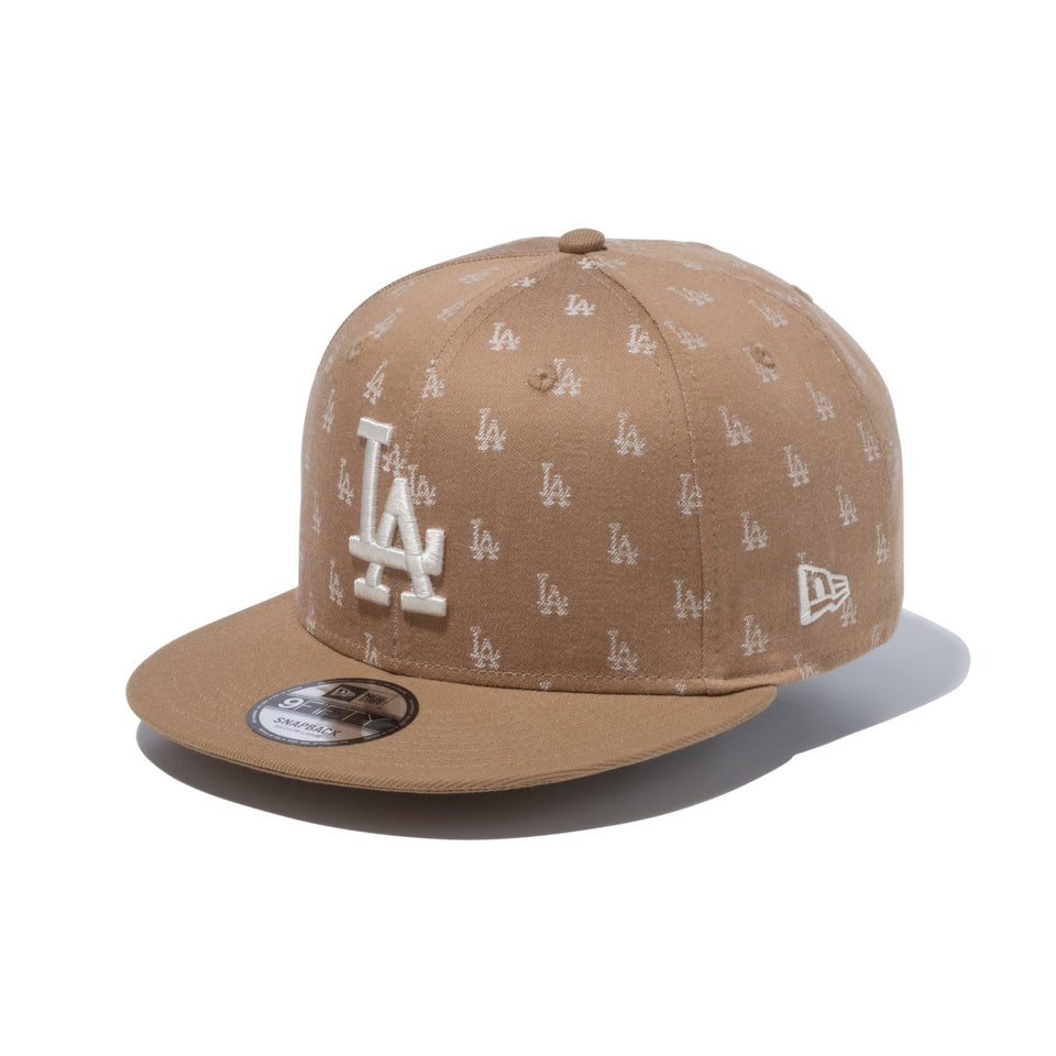 9FIFTY MLB Jacquard ロサンゼルス・ドジャース カーキ × クローム カーキバイザー - 14109652-SM | NEW ERA ニューエラ公式オンラインストア