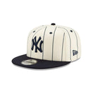 9FIFTY MLB Pinstripe ニューヨーク・ヤンキース グレーアンダーバイザー - 12850083-OSFM | NEW ERA ニューエラ公式オンラインストア