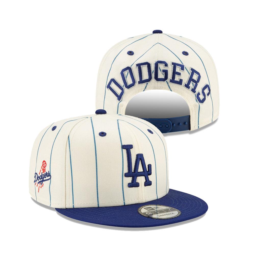 9FIFTY MLB Pinstripe ロサンゼルス・ドジャース グレーアンダー