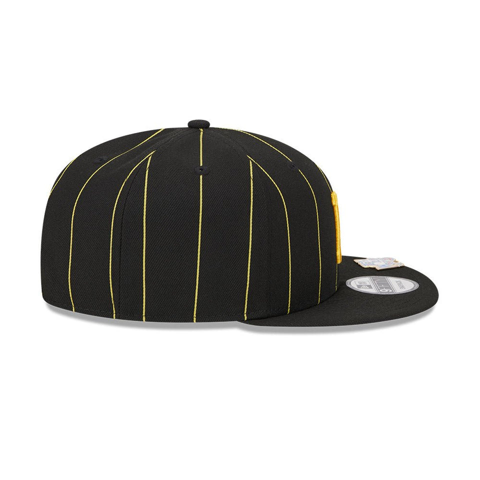 9FIFTY MLB Pinstripe Visor Clip ピッツバーグ・パイレーツ ブラック ケリーアンダーバイザー - 13743475-OSFM | NEW ERA ニューエラ公式オンラインストア