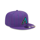 9FIFTY MLB Pinstripe Visor Clip アリゾナ・ダイヤモンドバックス パープル ケリーアンダーバイザー - 13743482-OSFM | NEW ERA ニューエラ公式オンラインストア