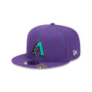 9FIFTY MLB Pinstripe Visor Clip アリゾナ・ダイヤモンドバックス パープル ケリーアンダーバイザー - 13743482-OSFM | NEW ERA ニューエラ公式オンラインストア