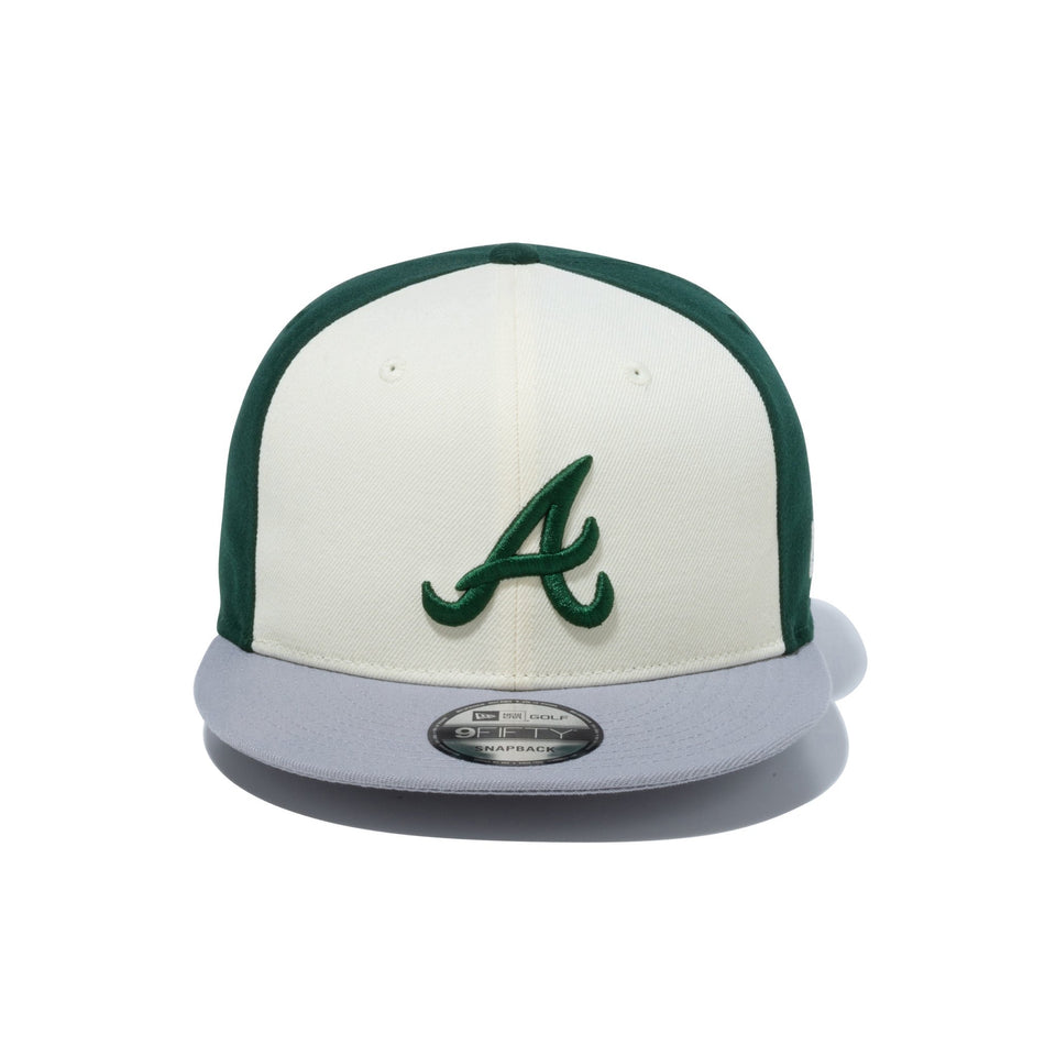 9FIFTY MLB Tri-Color アトランタ・ブレーブス クロームホワイト