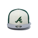 【ゴルフ】 9FIFTY MLB Tri-Color アトランタ・ブレーブス クロームホワイト/ダークグリーン グレーバイザー - 14109181-OSFM | NEW ERA ニューエラ公式オンラインストア