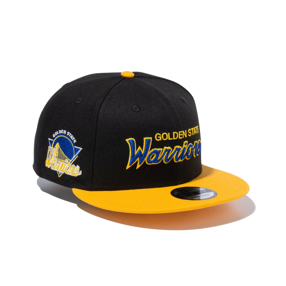 9FIFTY NBA CUSTOM ゴールデンステート・ウォリアーズ ブラック Aゴールドバイザー - 13357302-SM | NEW ERA ニューエラ公式オンラインストア