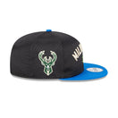 9FIFTY NBA Mesh Crown ミルウォーキー・バックス ブラック ブルーバイザー - 13695303-OSFM | NEW ERA ニューエラ公式オンラインストア