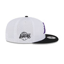 9FIFTY NBA Mesh Crown ロサンゼルス・レイカーズ ホワイト ブラックバイザー - 13695304-OSFM | NEW ERA ニューエラ公式オンラインストア