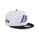 9FIFTY NBA Mesh Crown ロサンゼルス・レイカーズ ホワイト ブラックバイザー - 13695304-OSFM | NEW ERA ニューエラ公式オンラインストア