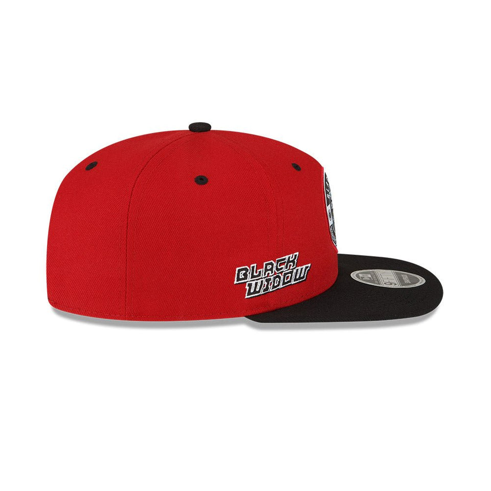 9FIFTY NBA x Marvel マイアミ・ヒート ブラック・ウィドウ レッド ブラックバイザー - 13549232-OSFM | NEW ERA ニューエラ公式オンラインストア