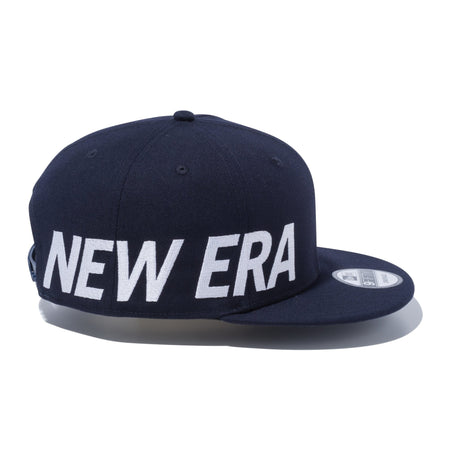 9FIFTY エッセンシャル NEW ERA サイドロゴ ネイビー × スノー
