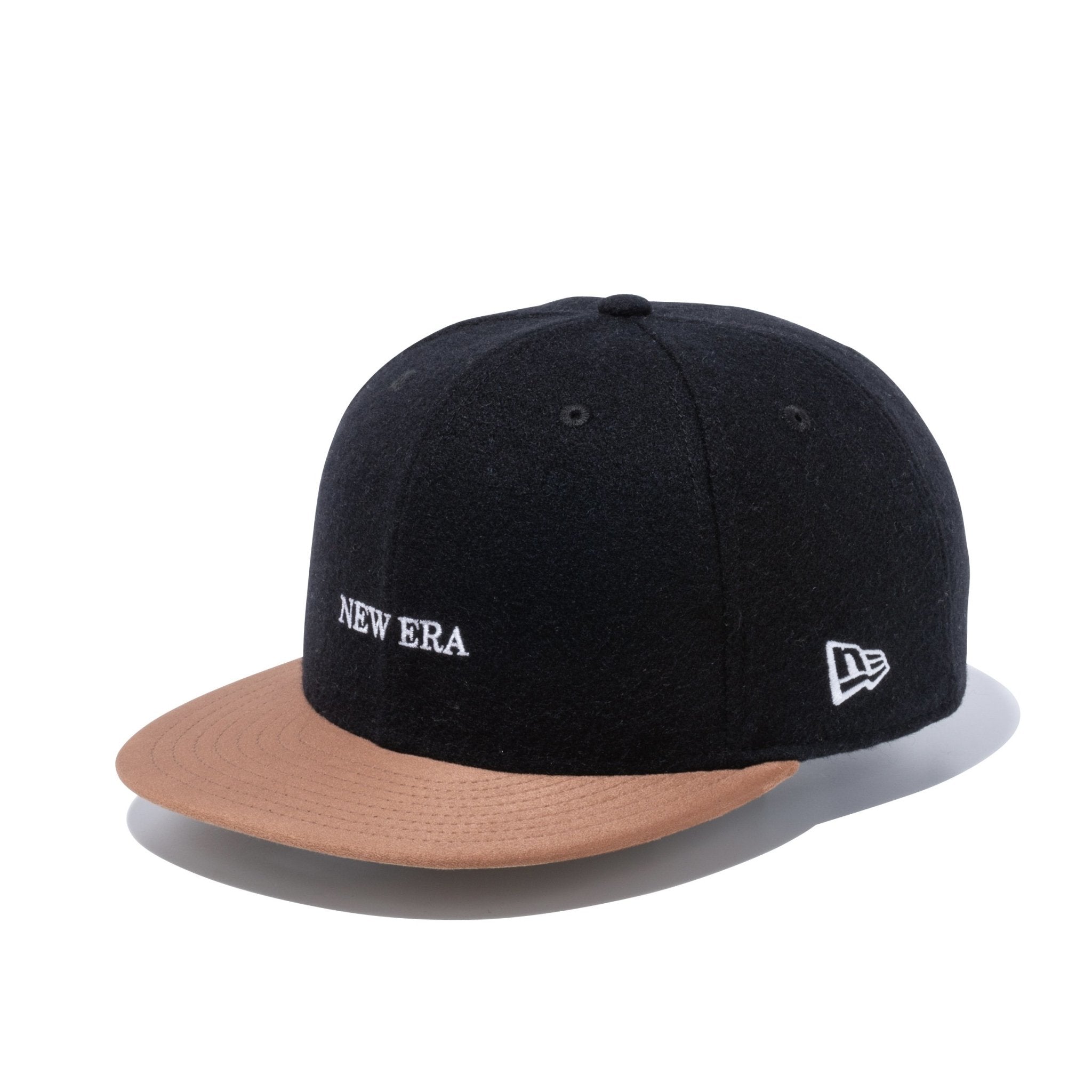 9FIFTY メルトン NEW ERA ブラック ブラウンスエードバイザー