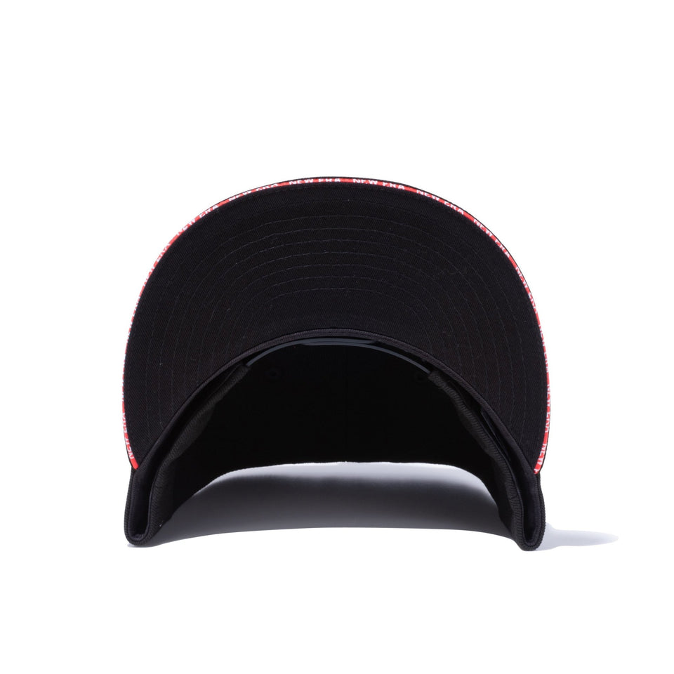 9FIFTY サンドイッチバイザー ボックスロゴ NEW ERA ブラック/レッド - 12884776-SM | NEW ERA ニューエラ公式オンラインストア