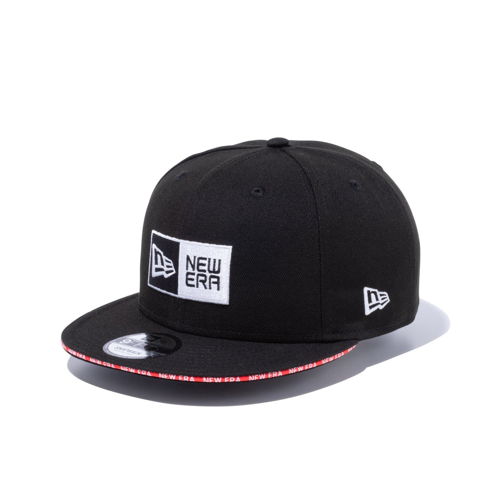 9FIFTY サンドイッチバイザー ボックスロゴ NEW ERA ブラック/レッド - 12884776-SM | NEW ERA ニューエラ公式オンラインストア