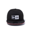 9FIFTY サンドイッチバイザー ボックスロゴ NEW ERA ブラック/レッド - 12884776-SM | NEW ERA ニューエラ公式オンラインストア