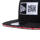 9FIFTY サンドイッチバイザー ボックスロゴ NEW ERA ブラック/レッド - 12884776-SM | NEW ERA ニューエラ公式オンラインストア