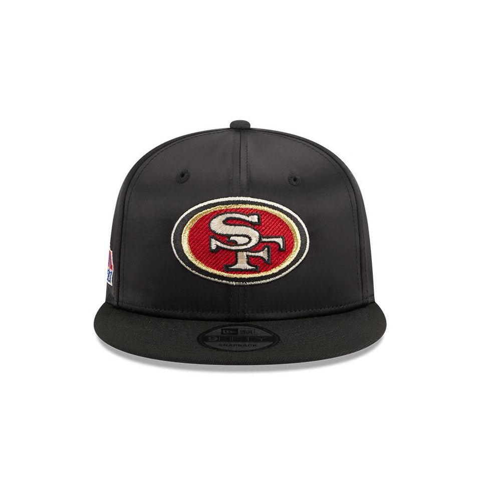 9FIFTY NFL Satin サンフランシスコ・フォーティーナイナーズ ブラックサテン - 13935240-OSFM | NEW ERA ニューエラ公式オンラインストア