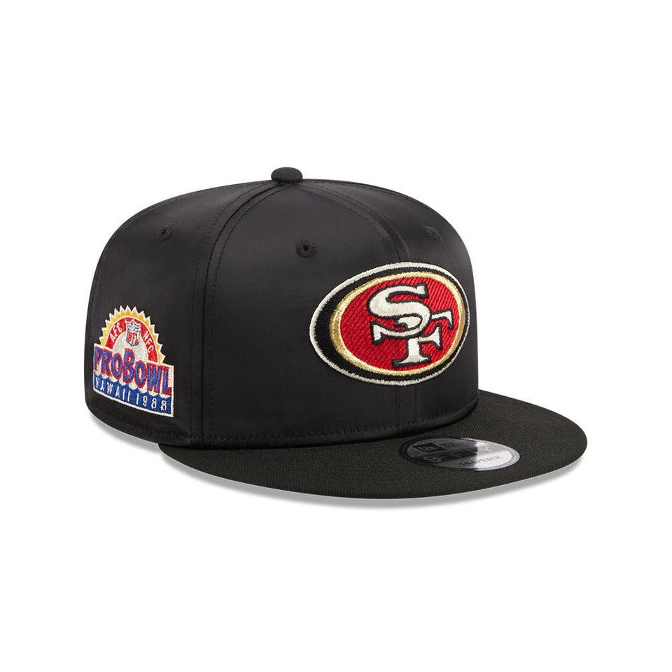 9FIFTY NFL Satin サンフランシスコ・フォーティーナイナーズ ブラックサテン - 13935240-OSFM | NEW ERA ニューエラ公式オンラインストア