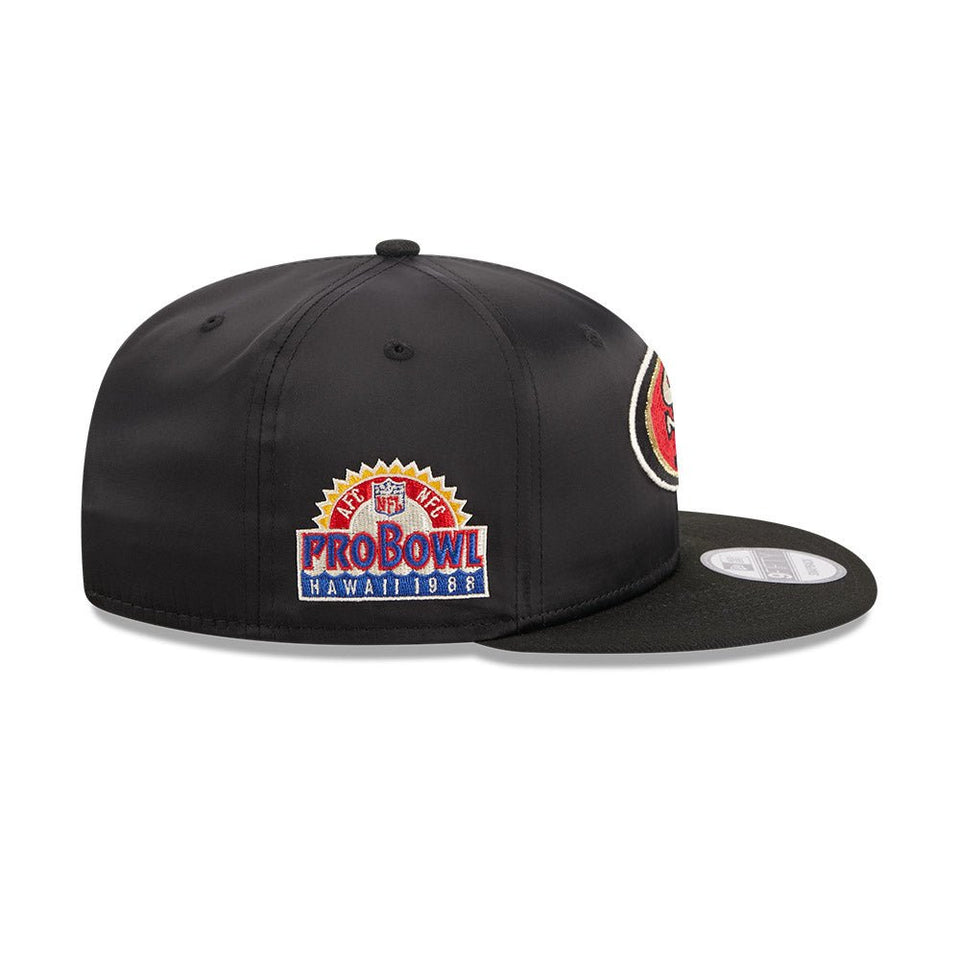 9FIFTY NFL Satin サンフランシスコ・フォーティーナイナーズ ブラックサテン - 13935240-OSFM | NEW ERA ニューエラ公式オンラインストア