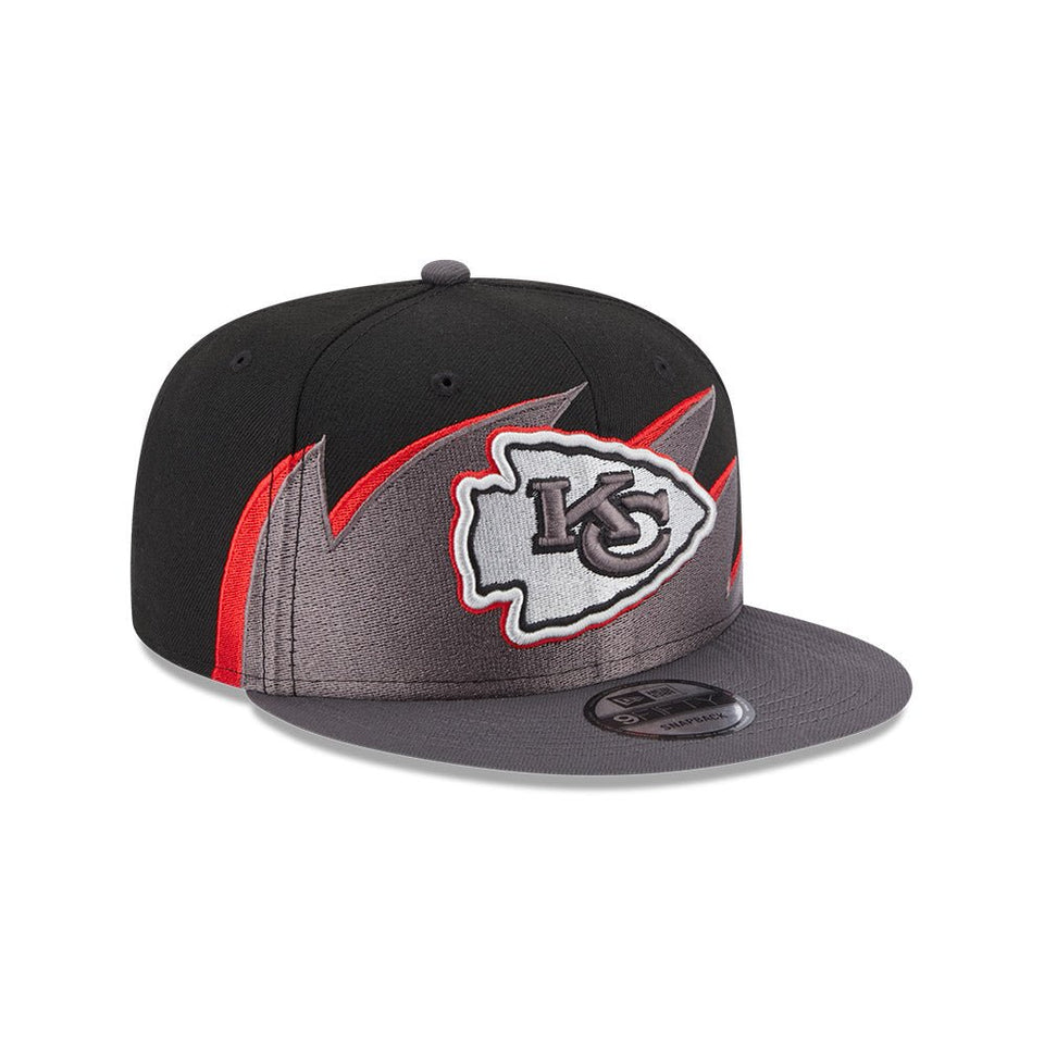 9FIFTY NFL Tidal カンザスシティ・チーフス ブラック グレーアンダーバイザー - 13542602-OSFM | NEW ERA ニューエラ公式オンラインストア