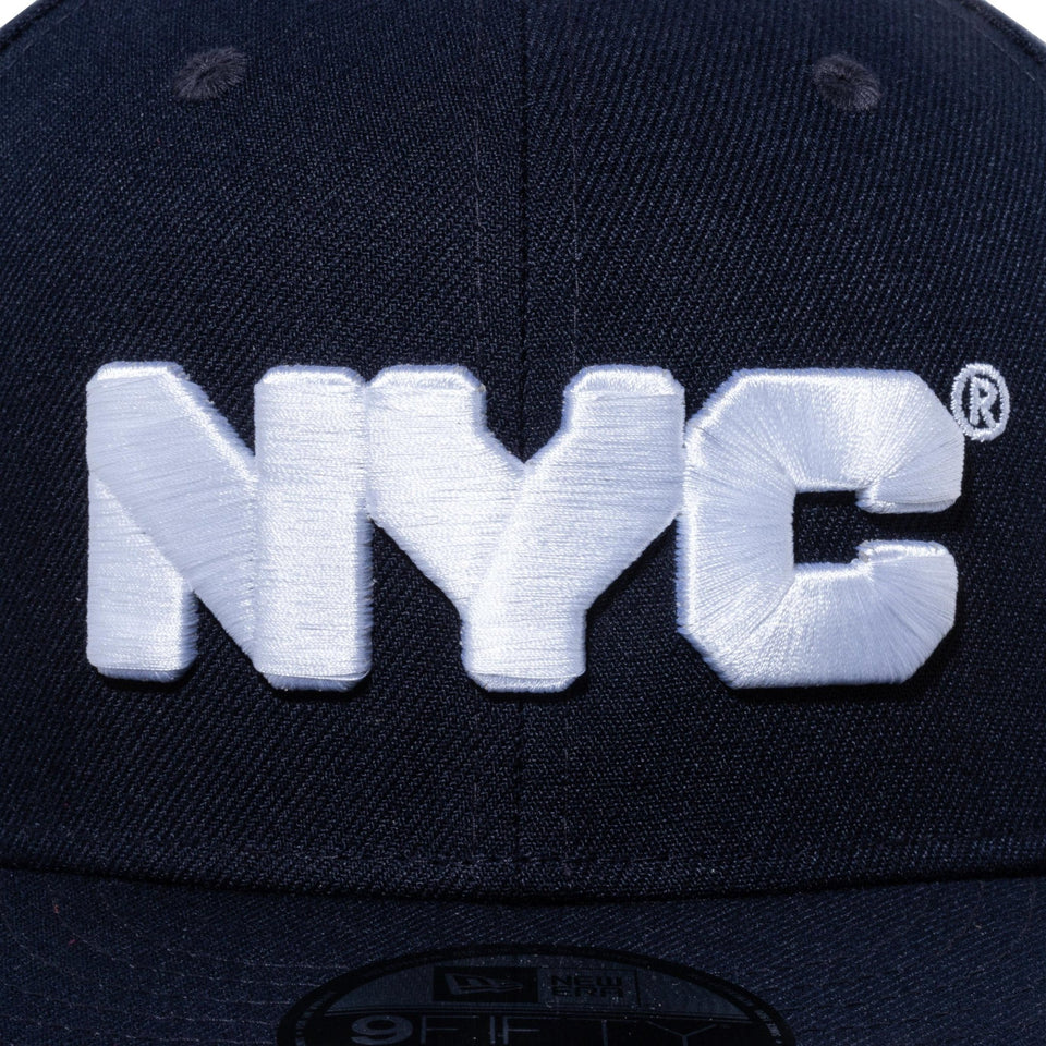 9FIFTY NYC チャンキーロゴ ネイビー - 13056291-SM | NEW ERA ニューエラ公式オンラインストア