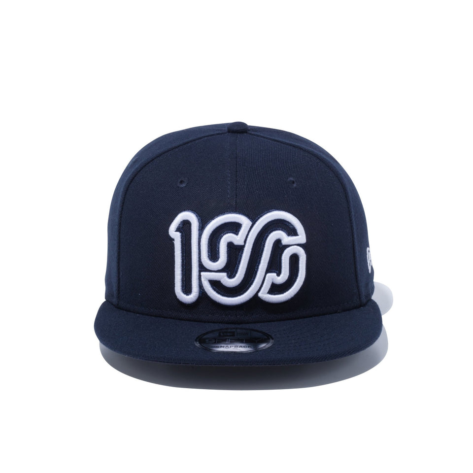 9FIFTY ONEHUNDRED ATHLETIC 100 ロゴ ネイビー - 12551701-OSFM | NEW ERA ニューエラ公式オンラインストア