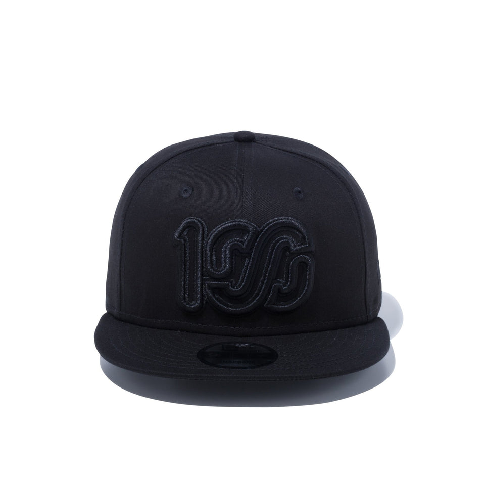 9FIFTY ONEHUNDRED ATHLETIC 100 ロゴ ブラック × ブラック - 12551703-OSFM | NEW ERA ニューエラ公式オンラインストア