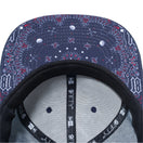 【ゴルフ】 9FIFTY Original Fit ノンウォッシュデニム スクエアロゴ ペイズリーアンダーバイザー - 12541331-OSFM | NEW ERA ニューエラ公式オンラインストア