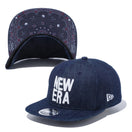 【ゴルフ】 9FIFTY Original Fit ノンウォッシュデニム スクエアロゴ ペイズリーアンダーバイザー - 12541331-OSFM | NEW ERA ニューエラ公式オンラインストア