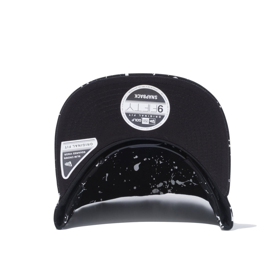 【ゴルフ】 9FIFTY Original Fit スプラッシュペイント スクエアロゴ ブラック - 12674522-OSFM | NEW ERA ニューエラ公式オンラインストア