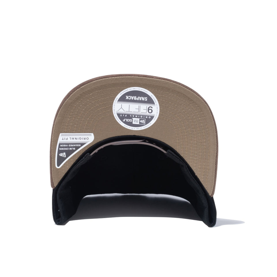 【ゴルフ】 9FIFTY Original Fit Duck Canvas ダックキャンバス ブラック モカスウェードバイザー - 13762939-OSFM | NEW ERA ニューエラ公式オンラインストア