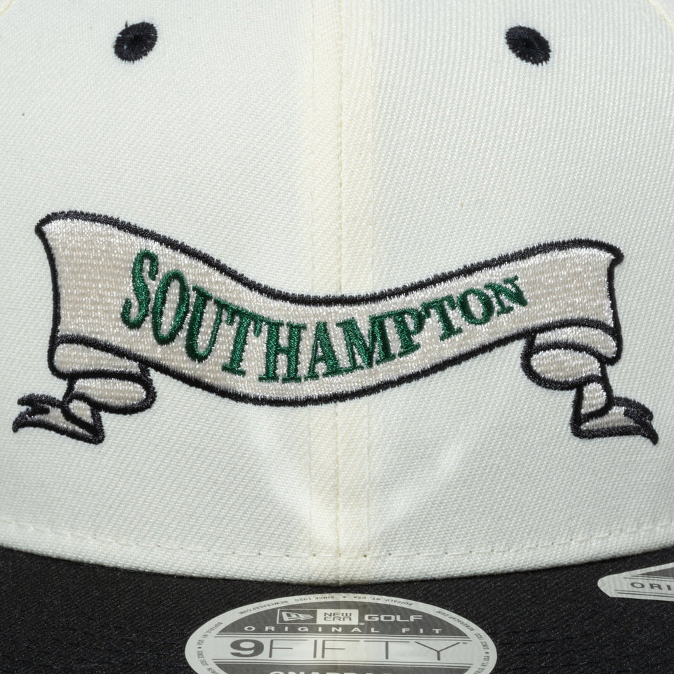 【ゴルフ】 9FIFTY Original Fit Southampton クロームホワイト × クロームホワイト/ブラック ブラックバイザー - 13517908-OSFM | NEW ERA ニューエラ公式オンラインストア