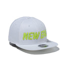 【ゴルフ】 9FIFTY Original Fit Stretch Cotton Washable ストレッチコットン ウォッシャブル ボールロゴ ホワイト × ネオンイエロー/ダークグレー - 13517893-OSFM | NEW ERA ニューエラ公式オンラインストア