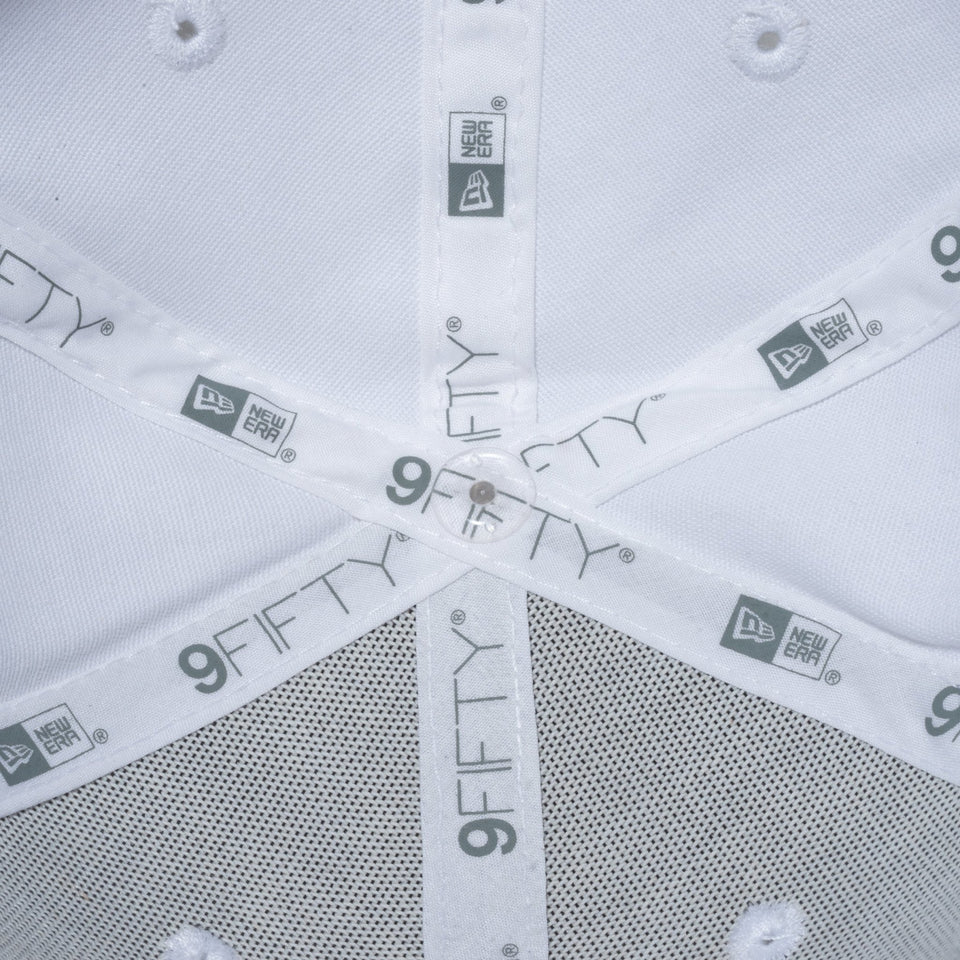 【ゴルフ】 9FIFTY Original Fit Stretch Cotton Washable ストレッチコットン ウォッシャブル ボールロゴ ホワイト × ネオンイエロー/ダークグレー - 13517893-OSFM | NEW ERA ニューエラ公式オンラインストア