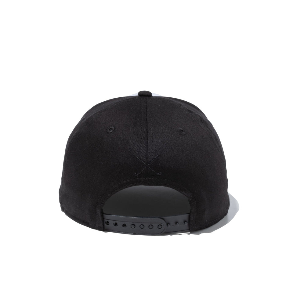 【ゴルフ】 9FIFTY Original Fit Stretch Cotton Washable ストレッチコットン ウォッシャブル ボールロゴ ブラック/ホワイト × スノーホワイト/ブラック - 13517894-OSFM | NEW ERA ニューエラ公式オンラインストア