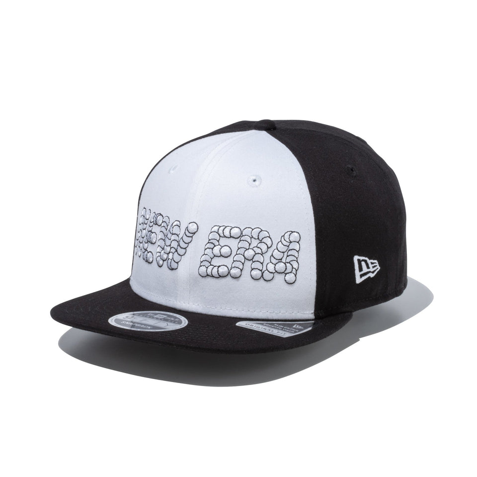 【ゴルフ】 9FIFTY Original Fit Stretch Cotton Washable ストレッチコットン ウォッシャブル ボールロゴ ブラック/ホワイト × スノーホワイト/ブラック - 13517894-OSFM | NEW ERA ニューエラ公式オンラインストア
