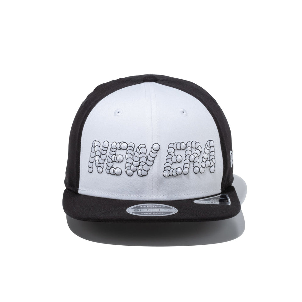 【ゴルフ】 9FIFTY Original Fit Stretch Cotton Washable ストレッチコットン ウォッシャブル ボールロゴ ブラック/ホワイト × スノーホワイト/ブラック - 13517894-OSFM | NEW ERA ニューエラ公式オンラインストア