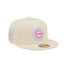 9FIFTY Pastel Patch シカゴ・カブス ベージュ ライトブルーアンダーバイザー - 13699583-SM | NEW ERA ニューエラ公式オンラインストア